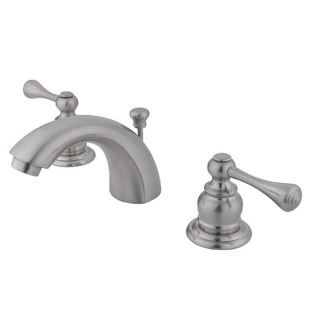 Kingston Brass KB948BL Mini-Widespread Bathroom Faucet, Brushed Nickel KB948BL